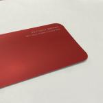 Corrosion Protection Color Wrap Film Glass Tower Red Easy Cleaning Recycled Dry