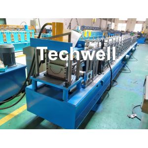 Half Round Cold Roll 15 Stations Portable Gutter Machine