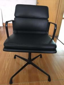 China Modern Style Ergonomic Leather Office Chair Low Back Gross Weight 15.4 Kg Without Wheels factory