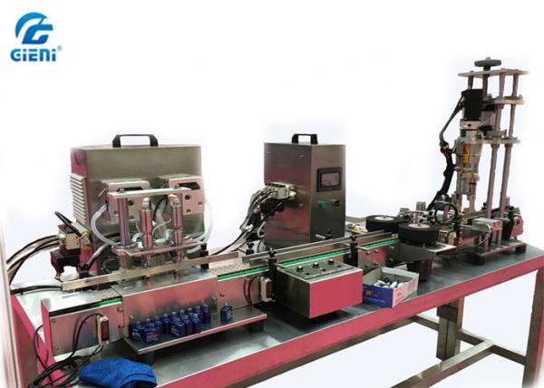 China Multi - Functional Peristaltic Pump Nail Polish Filling Machine With 20-30bpm Output factory