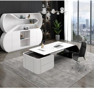 China Luxury Executive President Manager Supervisor Desk with MDF Baking Varnish Material factory