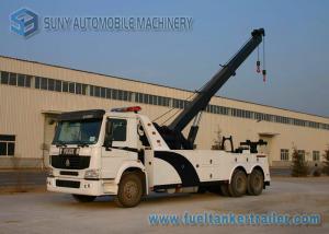 China Flat Bed RTR 35 HOWO 32 Ton Heavy Duty Rotator Wreckers 6X4 factory