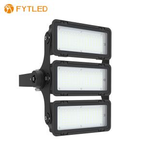 China Flicker Free Sports LED Flood Light 300W Satellite T34B Adjustable Module AC77V factory