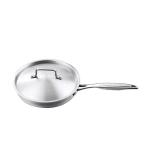Minimalist Design Style Induction Kitchen Cooking Pan Stainless Steel Material