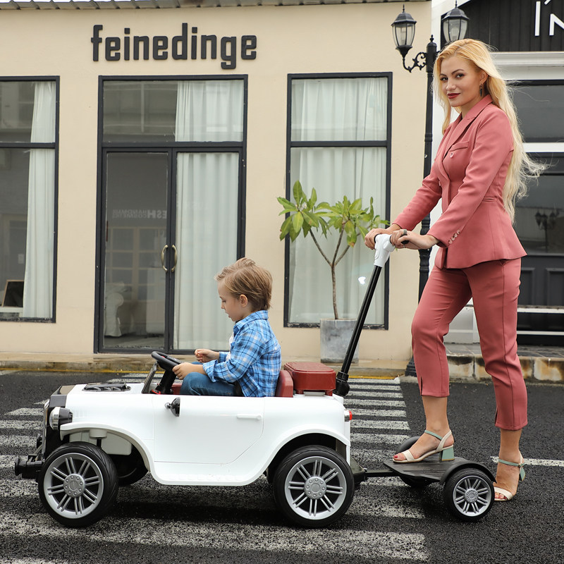 12v Classic Electric 2 Seater Battery-Powered Ride On Car for Children Gender-Neutral