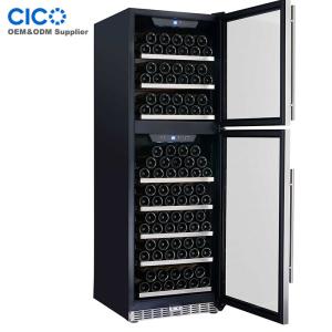 China Commercial Black Wine Enthusiast Wine Cooler factory