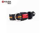 3 Colors Nylon Dog Collars , Adjustable Puppy Collar Customized Logo