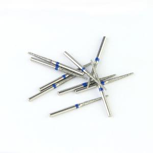 China TF Series Flat Cone Taper Head Dental FG Diamond Bur Grinding Tools With Electroplated SS Handle factory