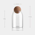 Airtight Seal Wooden Jar Lid Wood Ball Lids Food Storage Canister For Tea Coffee