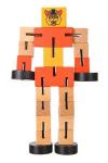 Children'S Toy Puzzle Deformed Wooden Robot Block Hand Play Model