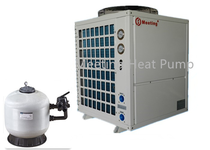 Top Blow 25KW Swimming Pool Heat Pump Water Heater Constant Temperature 28 - 38 Degree