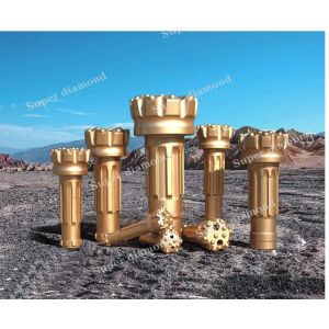 3" 4" 5" 6" 8" Down The Hole DTH Drill Hammers and Bits for Dia 155 190 mm Hole
