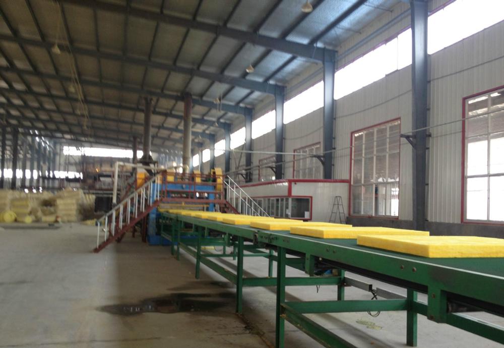 Temperature Glass Wool Blanket With Yellow Aluminium Foil and Temperature Resistance