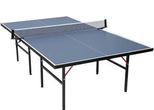 China Standard Size Indoor Table Tennis Table 20*30 Mm Frame Size MDF Material With Wheel factory