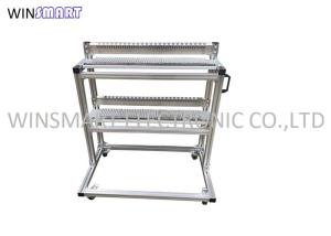 China 50pcs/Layer SMT Feeder Cart 4 Omni Directional Wheels Stainless Steel factory