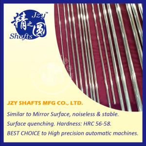China sus400 surface quenching stainless steel bright shafts HRC56-58 3mm-30mm h6 standard factory