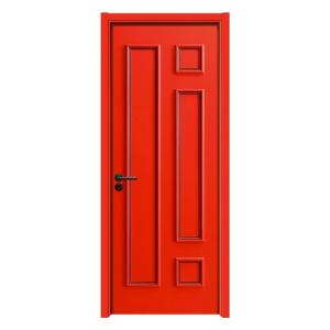 China Wood Powder And Biodegradable Polymers Make Juye WPC Doors Environmentally Friendly factory