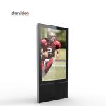 Indoor Publicidad Mupi Digital Signage Player 86" High Brightness 500nits