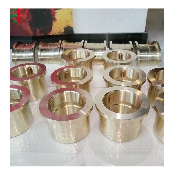 China Copper Bearing Tin Bronze Bush Material Complete Machined Alloy Bushing factory