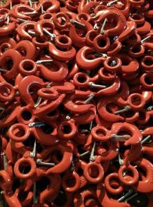 China drop forged alloy steel lifting eye hook with latch factory