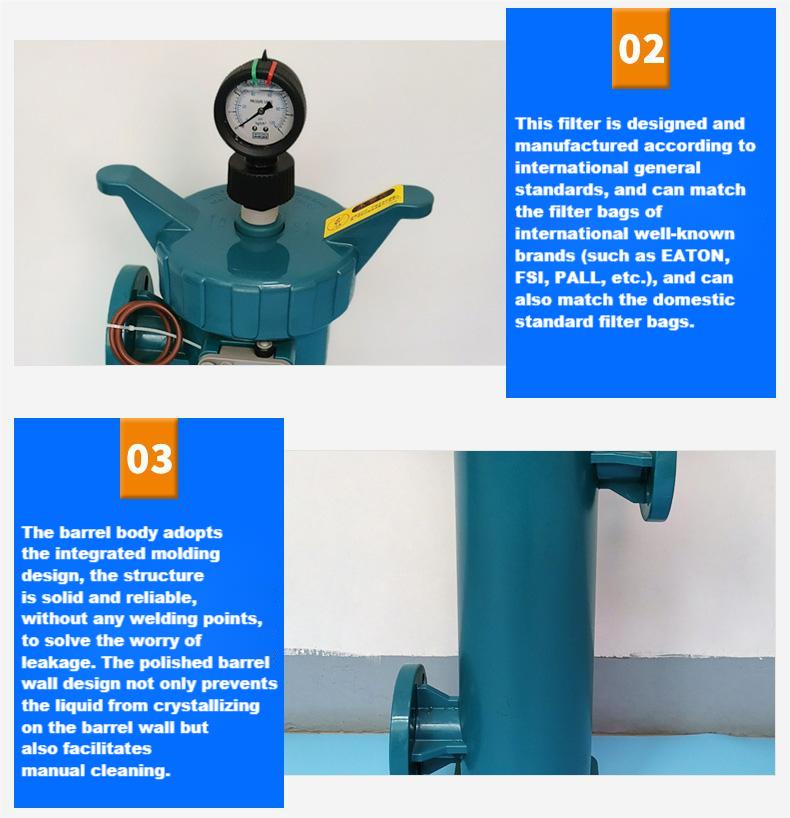 Customizable PP Bag Filter Housing for Seawater Desalination at Machinery Repair Shops