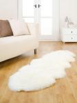 Shaggy Shearling Sheepskin Throw Blanket Fur Carpet Rug