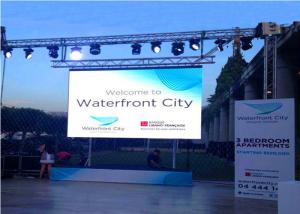 China IP65 Large Outdoor Led Display Screens 5.95mm Pixels 5000nits Brightness factory
