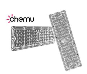 China 60x90 Degree LED Street Light Lens 80 In 1 SMD3030 PC Material For Tunnel Light factory
