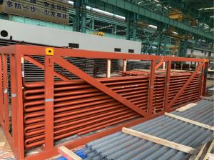 China Economizer Upper Bundle High Temperature Superheater Coils With Shield 100%PT Test factory