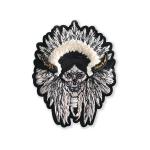 Sequins Applique Embroidered Biker Patches Laser Cut Border Iron On Velcro