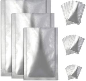 China 1 Gallon Mylar Vacuum Sealer Bags Sliver Food Storage Aluminum Foil Bags factory
