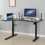 2 Stage Anti-Collision Electric Height Adjustable L-Shaped Lift Desk for Work