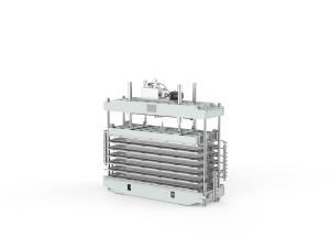 China Vertical Foam Press Machine 6-12 Layers 22KW factory