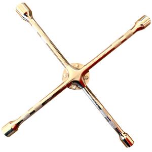 China Rotary Type 17mm Socket Cross Rim Wrench Car Tire Repair Tool factory