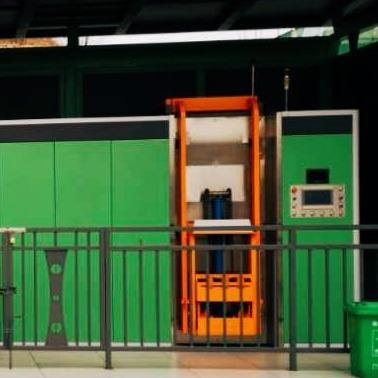 2000kg Electric Commercial Food Waste To Fertilizer Machine Farm Waste Recycling