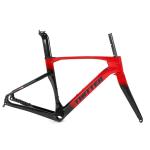 45cm Carbon Road Bike Frame , Hybrid Bike Frameset For 700x40C Tyre