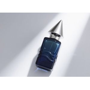 Customized Blue Perfume Bottle 30ml Empty Perfume Glass Bottles 4.6cm Out