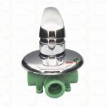 Three-way Round Panel Ppr Mixer Shower Valve Cold Hot Water Balanced Valve