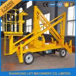 13m CE Crank Arm Trailer Mounted Boom Hire for Aerial Work Platform 200kg