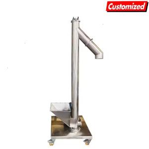 China Powder Conveyor System Stainless Steel Screw Auger Feeder Customizable Design factory
