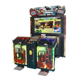 55 Inch Scree Razing Simulator Shooting Game Machine Hardware , Plastic Uptake