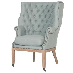 China french style armchair vintage wing chair sofa occasional chair high wing back chairs factory