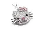 Jewelry Hello Kitty Fancy USB Flash Pen Drive 8gb For Wedding Gift