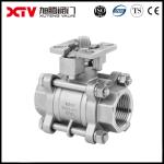 ISO5211 Mounting Pad Quick 3PC Ball Valve Stainless Steel for Industrial