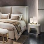 Minimalist 0.6m Modern Marble Nightstand 400mm Trendy Bedside Cabinets