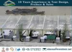 Clear Roof Party Tent For 300 People , Transparent Wedding Tent With PVC Fabric