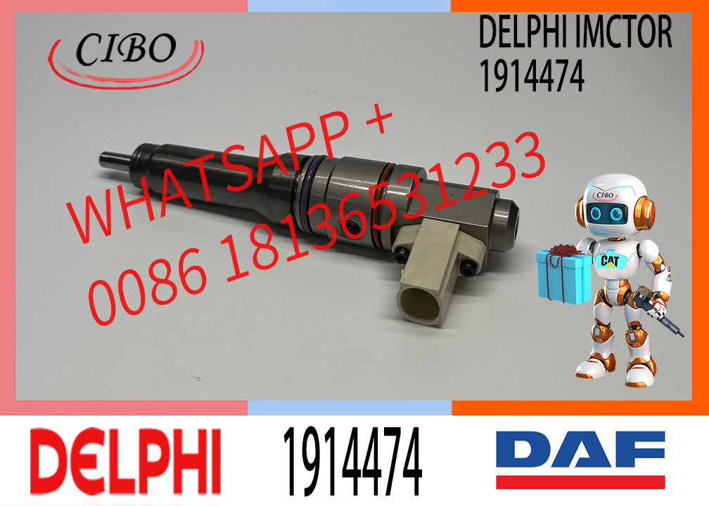 Diesel Fuel Injector Common Rail Parts Injector 1934321 BEBU2C00300 1934322 1914474for VOL-VO