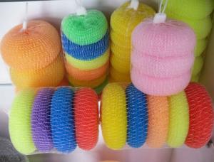 China Durable Plastic Mesh Scouring Pads Three Years Long Lifetime For Kitchen Cleaning factory