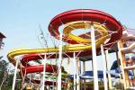 Outdoor Custom Water Slides Fiberglass , Popular Water Park Equipment For Adult