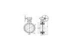 Soft Sealing NBR Wafer Butterfly Valve EPDM Seat SS Butterfly Valve